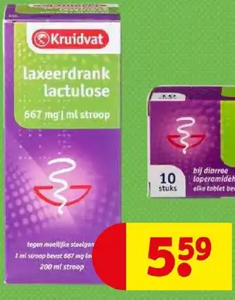 Kruidvat Kruidvat laxeerdrank 200 ml aanbieding