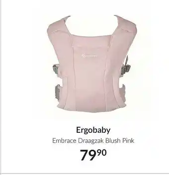 Babypark Ergobaby embrace draagzak blush pink aanbieding