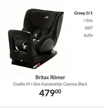 Babypark Britax römer dualfix m i-size autostoeltje cosmos black aanbieding