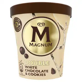 Jumbo Magnum pint ijs double white chocolate & cookies 440ml aanbieding