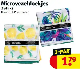 Kruidvat Microvezeldoekjes 3 stuks aanbieding