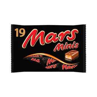 Jumbo Mars mini's chocolade uitdeelzak 19 stuks aanbieding