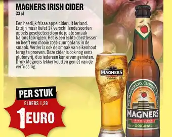 Dirck 3 Magners irish cider aanbieding