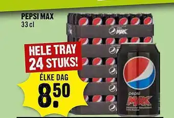 Dirck 3 Pepsi max aanbieding