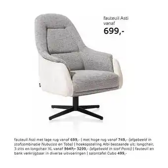 Henders & Hazel Fauteuil asti aanbieding