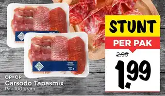 Vomar Voordeelmarkt Carsodo tapasmix aanbieding