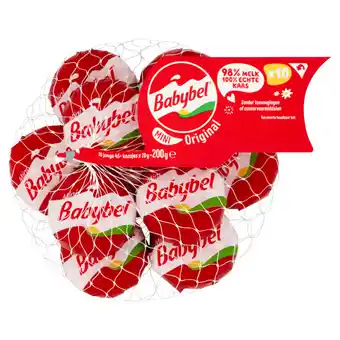 Jumbo Mini babybel jonge 45+ kaas tussendoortje 10 x 20g aanbieding