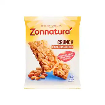 Jumbo Zonnatura crunch pinda 3 x 45g aanbieding