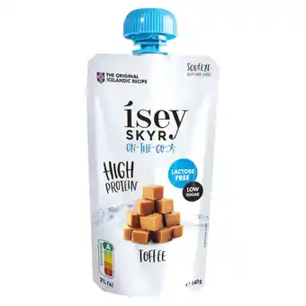 Jumbo Ísey skyr pouch toffee 140g aanbieding