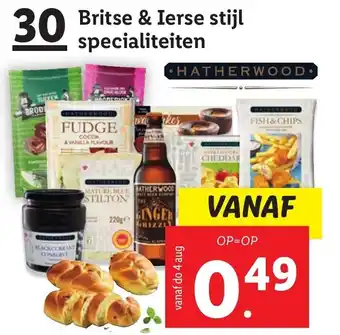 Lidl Hatherwood Britse & Ierse stijl specialiteiten aanbieding