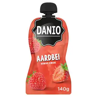 Jumbo Danio kwark tussendoortje aardbei 140g aanbieding