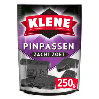 Jumbo Klene pinpassen zoete drop zak 250 gram aanbieding