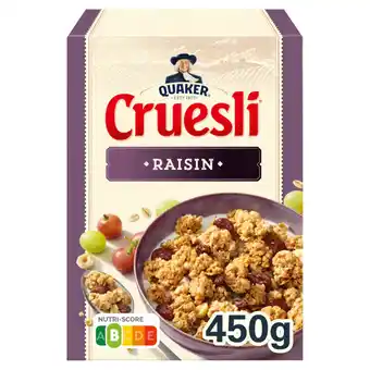 Jumbo Quaker cruesli rozijn 450gr aanbieding