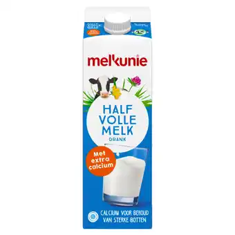 Jumbo Melkunie halfvolle melkdrank 1l aanbieding