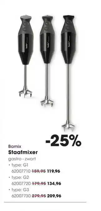 HANOS Bamix staafmixer aanbieding