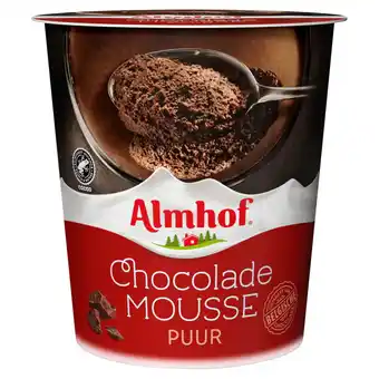 Jumbo Almhof chocolademousse puur 200g aanbieding