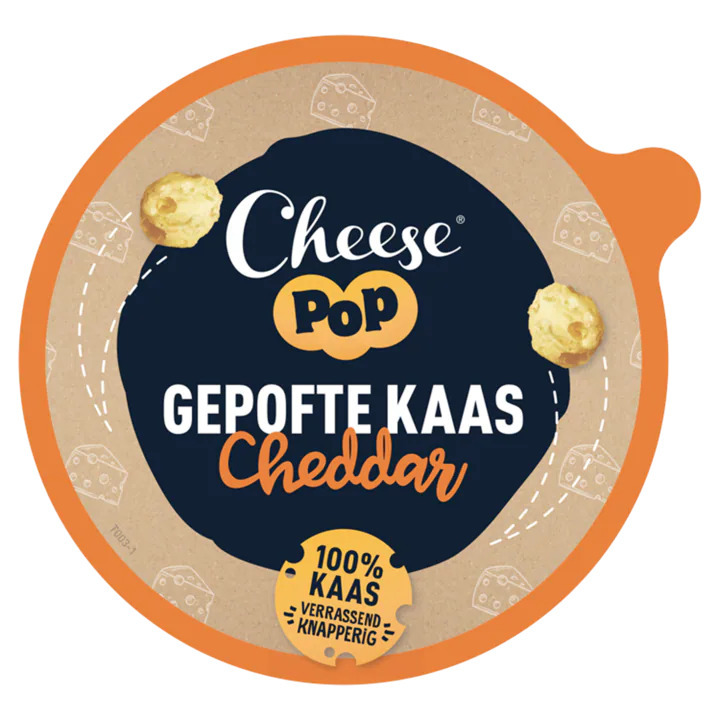 Cheesepop gepofte cheddar kaas 65g aanbieding bij Jumbo