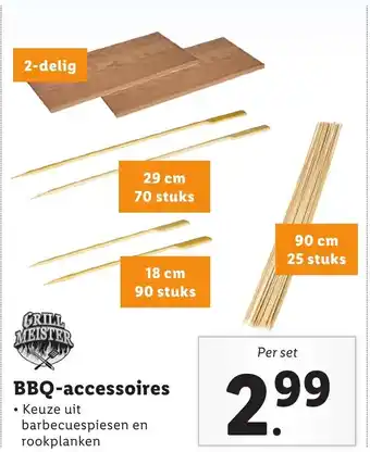 Lidl Grill Meister BBQ-accessoires aanbieding