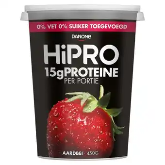 Jumbo Hipro proteïne skyr stijl aardbei 450g aanbieding