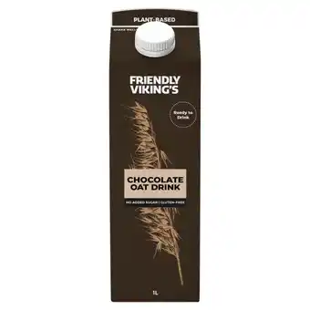 Jumbo Friendly viking's chocolate oat drink 1l aanbieding