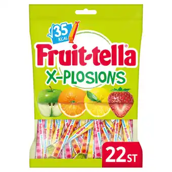 Jumbo Fruittella x-plosions uitdeel snoep snoepmix zak 204 gram xplosions aanbieding