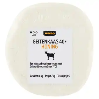 Jumbo Jumbo geitenkaas 40+ honing ca. 125g aanbieding