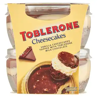 Jumbo Toblerone cheesecakes toetje 2 x 85g aanbieding