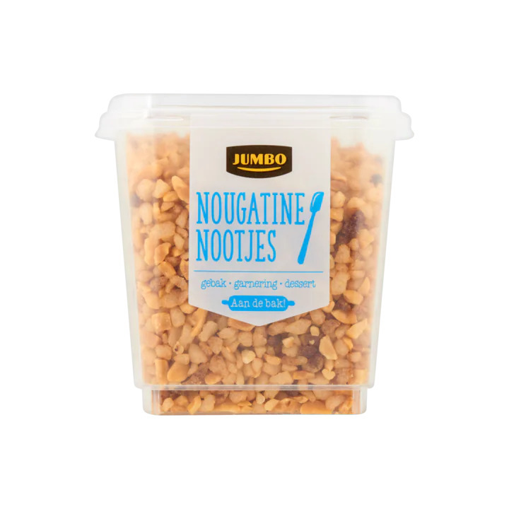 Jumbo nougatine nootjes 125g aanbieding bij Jumbo