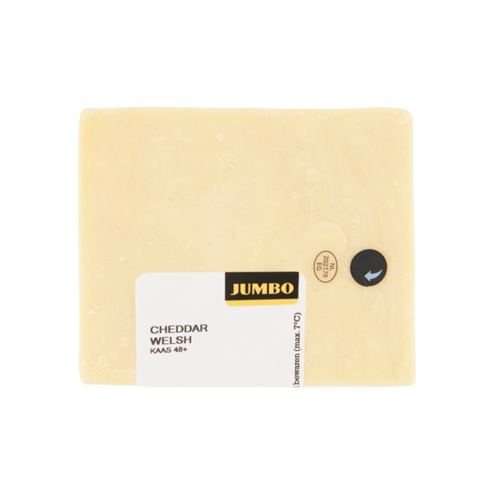 Jumbo welsh cheddar kaas stuk 48+ ca. 160g aanbieding bij Jumbo