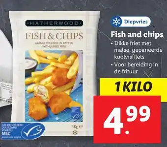 Lidl Hatherwood Fish and chips 1 kilo aanbieding