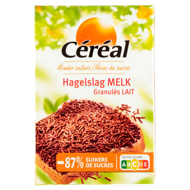 Céréal minder suikers hagelslag melk 200g aanbieding bij Jumbo