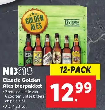 Lidl Classic Golden Ales bierpakket 12-pack aanbieding