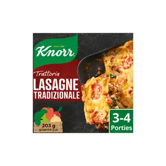 Jumbo Knorr wereldgerechten trattoria tradizionale lasagne 500gr aanbieding