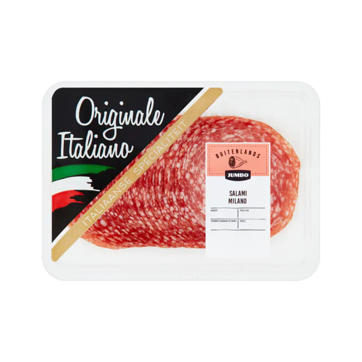 Jumbo salami milano ca. 110g aanbieding bij Jumbo