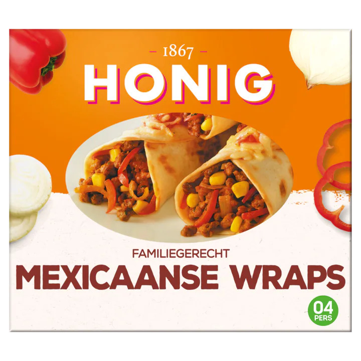 Honig familiegerecht mexicaanse wraps 305g aanbieding bij Jumbo