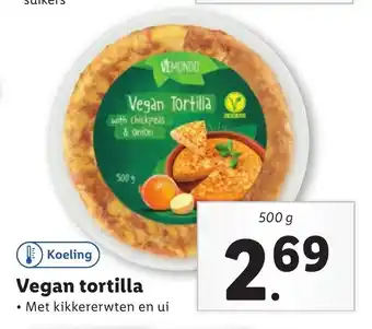 Lidl Vemondo Vegan tortilla 500 g aanbieding