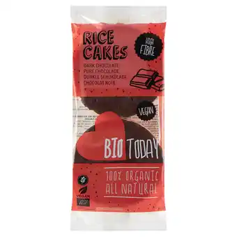 Jumbo Biotoday rice cakes pure chocolade 100g aanbieding