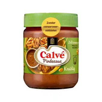 Jumbo Calvé pindasaus kruidig 350g aanbieding