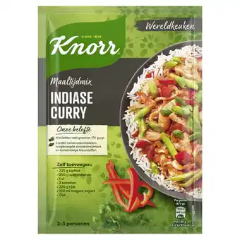 Jumbo Knorr wereldkeuken maaltijdmix indiase curry 36g aanbieding