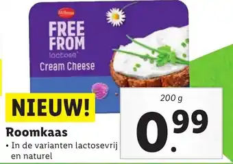 Lidl Roomkaas 200 g aanbieding