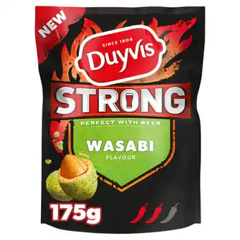 Jumbo Duyvis strong borrelnootjes wasabi 175gr aanbieding