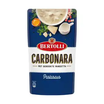 Jumbo Bertolli voorbereide pastasaus carbonara 460gr aanbieding