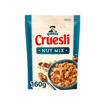 Jumbo Quaker cruesli 4 noten 160g aanbieding