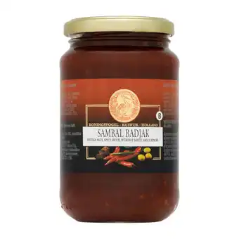 Jumbo Koningsvogel sambal badjak 375g aanbieding