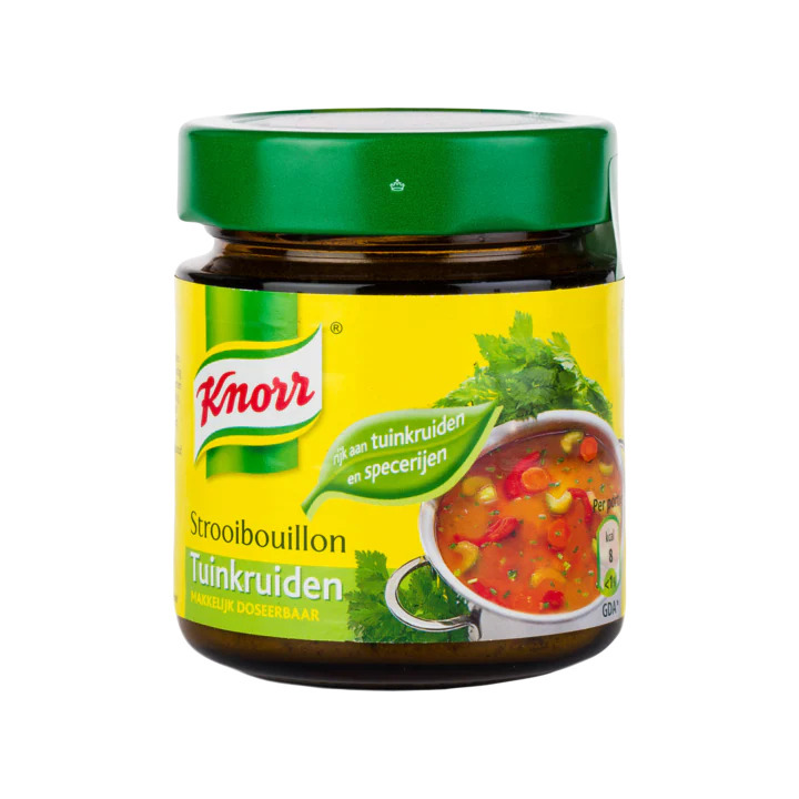 Knorr bouillon met tuinkruiden 120g aanbieding bij Jumbo