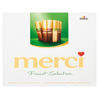 Jumbo Merci chocolade amandel doos 250g aanbieding