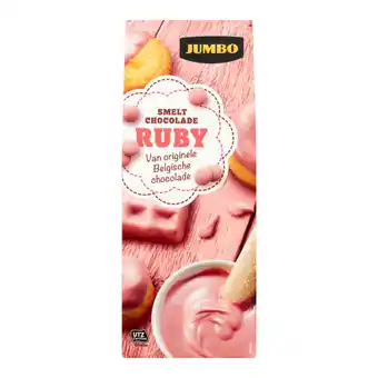 Jumbo Jumbo smeltchocolade ruby 150g aanbieding