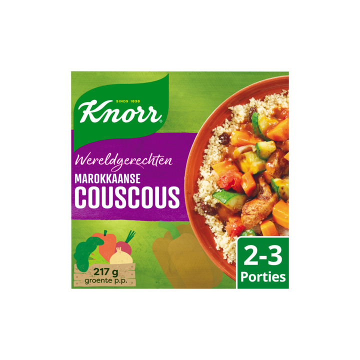 Knorr wereldgerecht maaltijdpakket marokkaanse couscous 287gr aanbieding bij Jumbo