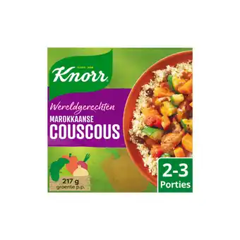 Jumbo Knorr wereldgerecht maaltijdpakket marokkaanse couscous 287gr aanbieding