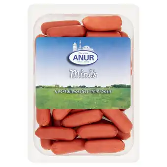 Jumbo Anur mini's cocktailworstjes 400g aanbieding